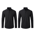 Compre 1 Leve 2 | Camisa Social Ultra Tech Anti amassados + Relogio de Brinde