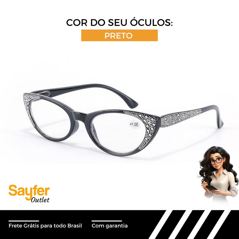 [SÓ HOJE] Óculos Fashion Say™ - Multifocal (ULTIMAS UNIDADES)