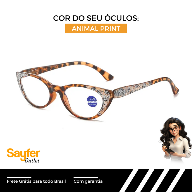 [SÓ HOJE] Óculos Fashion Say™ - Multifocal (ULTIMAS UNIDADES)