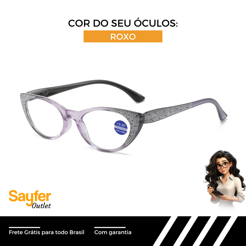 [SÓ HOJE] Óculos Fashion Say™ - Multifocal (ULTIMAS UNIDADES)