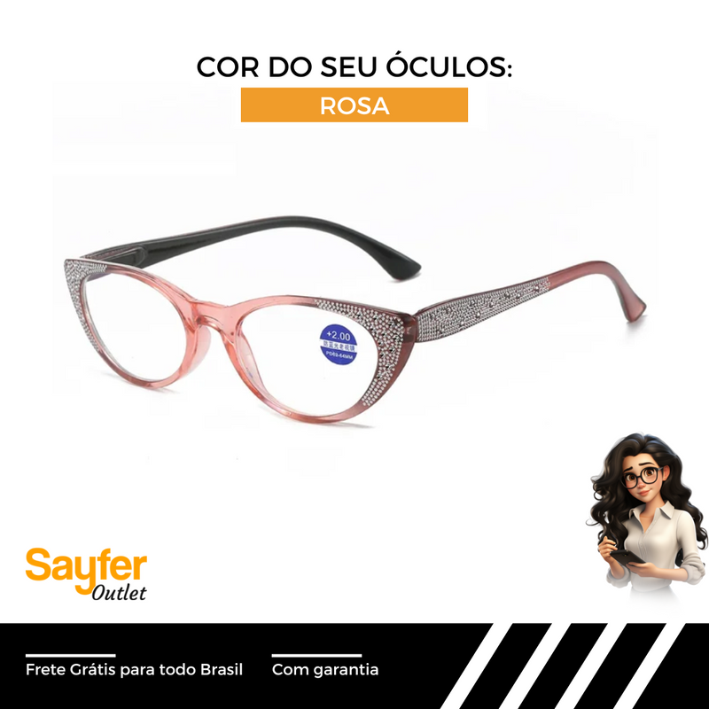 [SÓ HOJE] Óculos Fashion Say™ - Multifocal (ULTIMAS UNIDADES)