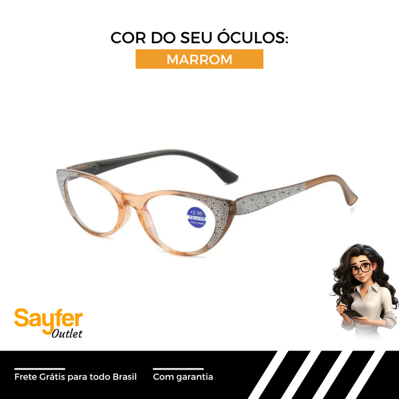 [SÓ HOJE] Óculos Fashion Say™ - Multifocal (ULTIMAS UNIDADES)