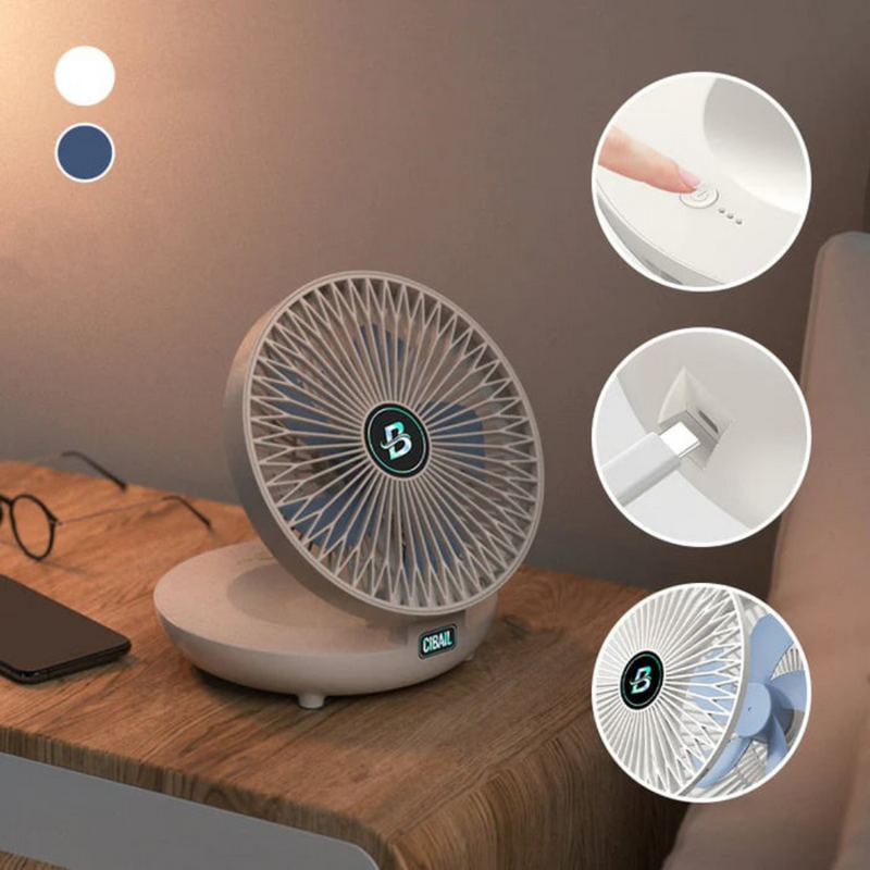 Mini Ventilador Power Fresh 3 em 1 - Dobrável, Portátil e Potente [Frete Grátis]