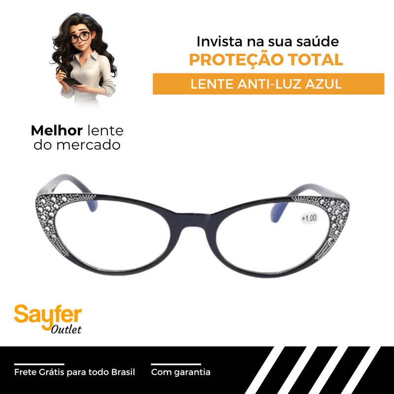 [SÓ HOJE] Óculos Fashion Say™ - Multifocal (ULTIMAS UNIDADES)