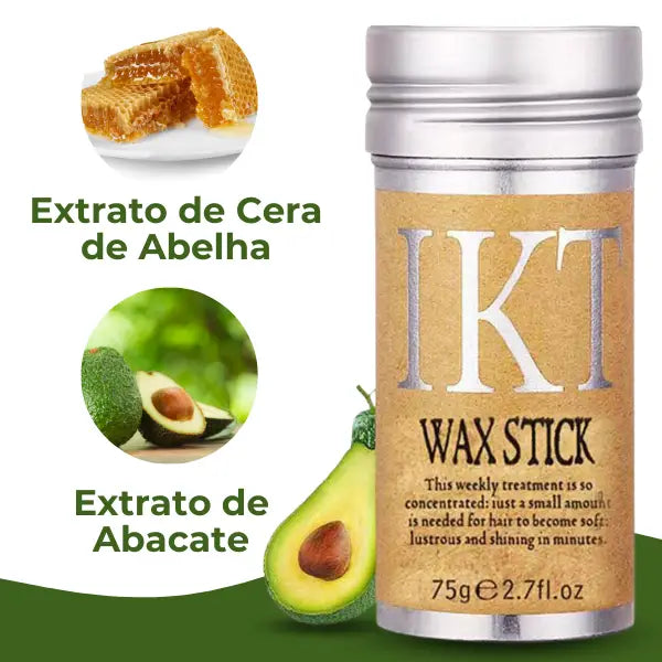 Finalizador para Cabelo Anti Frizz - Wax Stick + Brinde