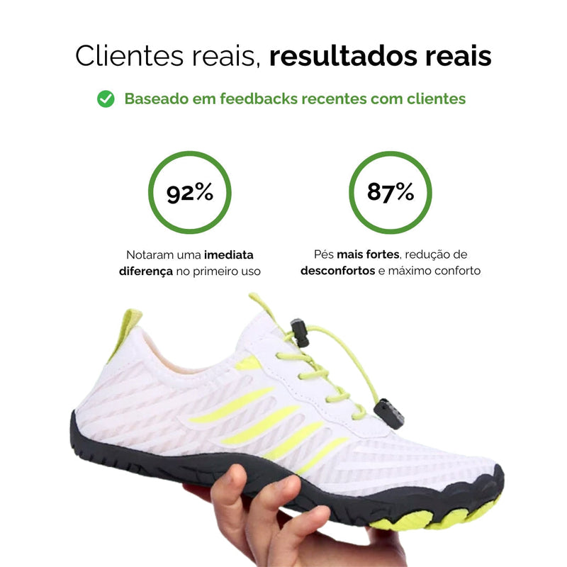 Sapato Tecnológico Terra Max - Conforto extremo, Ultra leve, Barefoot e Ortopédico  [ÚLTIMO DIA NA PROMOÇÃO E FRETE GRÁTIS]