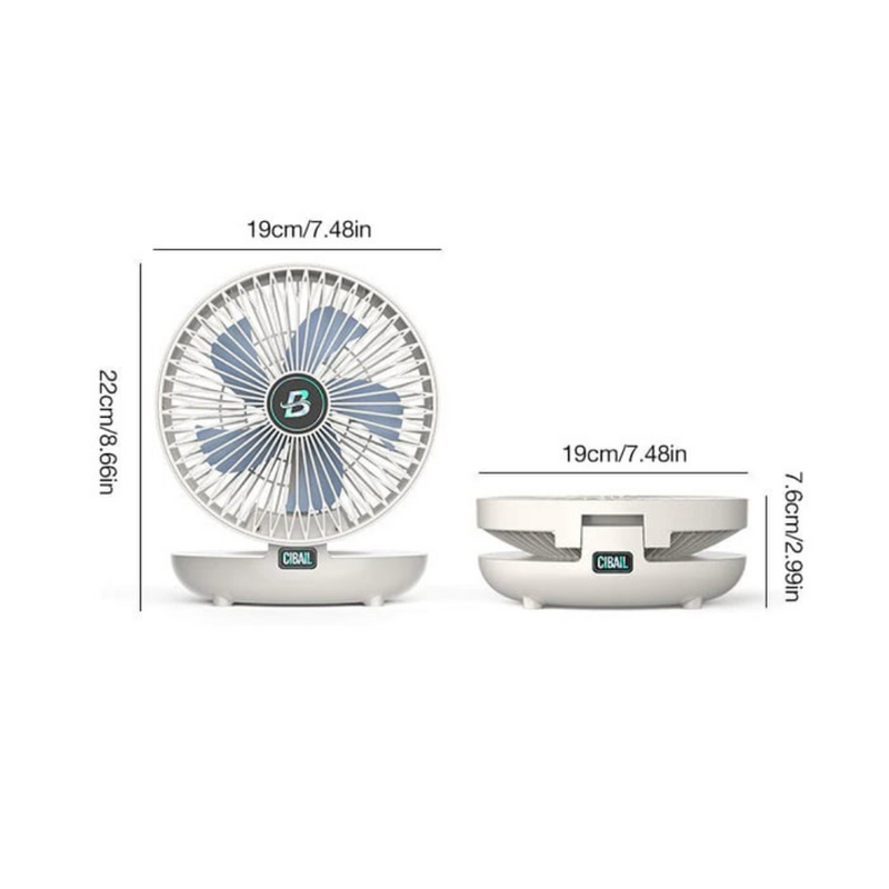 Mini Ventilador Power Fresh 3 em 1 - Dobrável, Portátil e Potente [Frete Grátis]