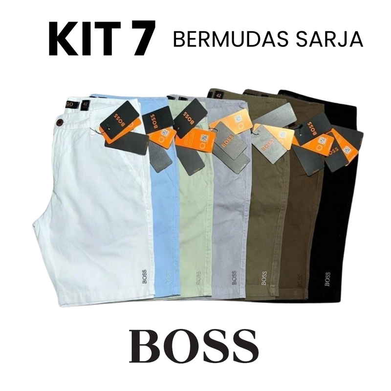 Kit 7 Bermuda Sarja HB – Cores Variadas