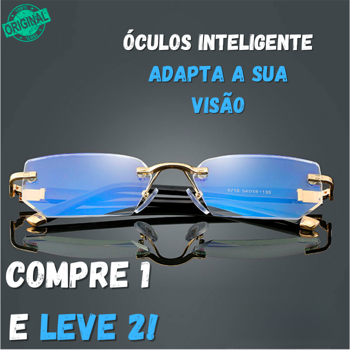 COMPRE 1 LEVE 2 - Óculos de Grau Inteligente Adaptável Lux + BRINDE