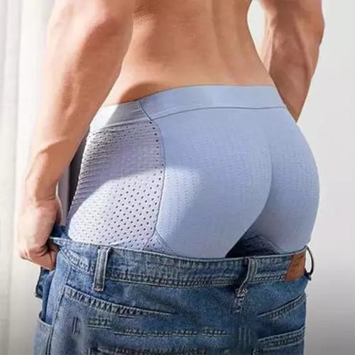 Cueca masculina respirável de seda gelada que aumenta bunda - Men's Secret