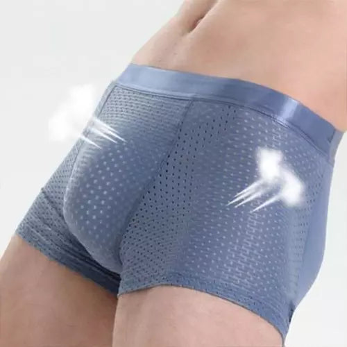 Cueca masculina respirável de seda gelada que aumenta bunda - Men's Secret