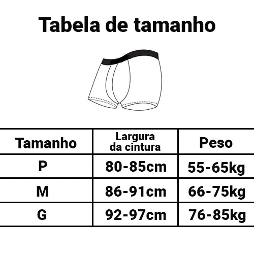 Cueca masculina respirável de seda gelada que aumenta bunda - Men's Secret