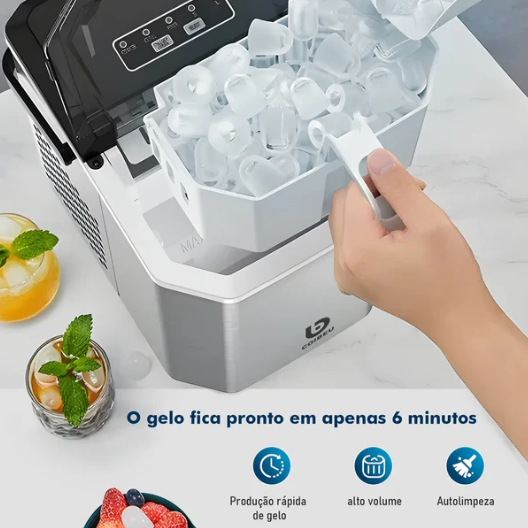 [Compre 1 Leve 2] Smartice - Maquina de Gelo Portátil - Queima Estoque Ano Novo Decora Lar