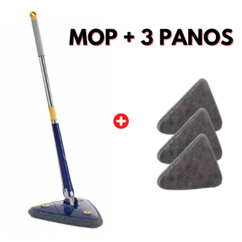 Mop de Limpeza Giratório - AdvancedClean© (+ Brinde Grátis!)