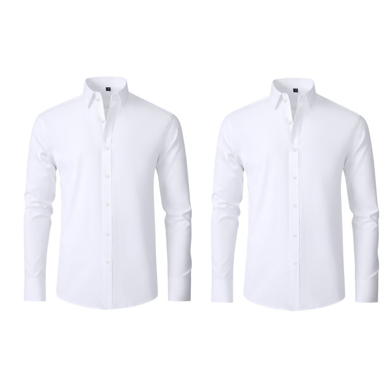 Compre 1 Leve 2 | Camisa Social Ultra Tech Anti amassados + Relogio de Brinde