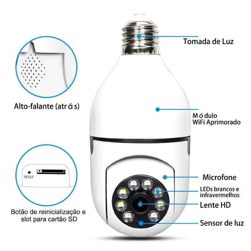 Câmera Inteligente WiFi 360° LIZ™ | SuperSpy™