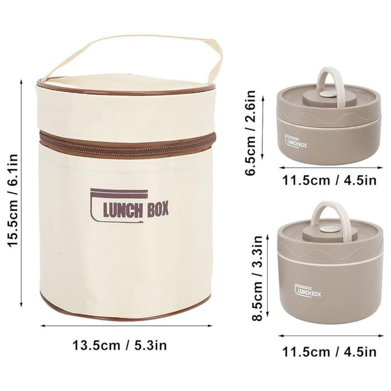 Kit Potes Térmicos Lunchbox + Brinde