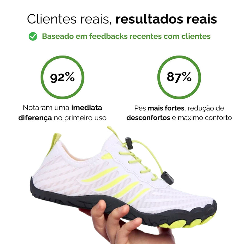 Sapato Tecnológico Terra Max - Conforto extremo, Ultra leve, Barefoot e Ortopédico  [ÚLTIMO DIA NA PROMOÇÃO E FRETE GRÁTIS]