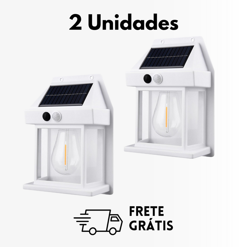 Luminária de Led Solar Inteligente À Prova d'água - Ecolux