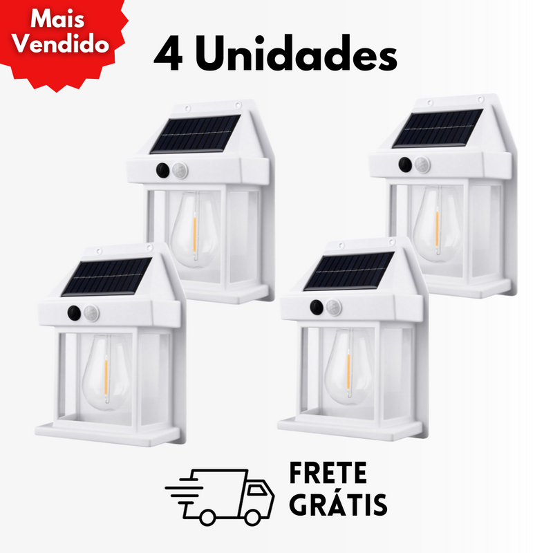 Luminária de Led Solar Inteligente À Prova d'água - Ecolux