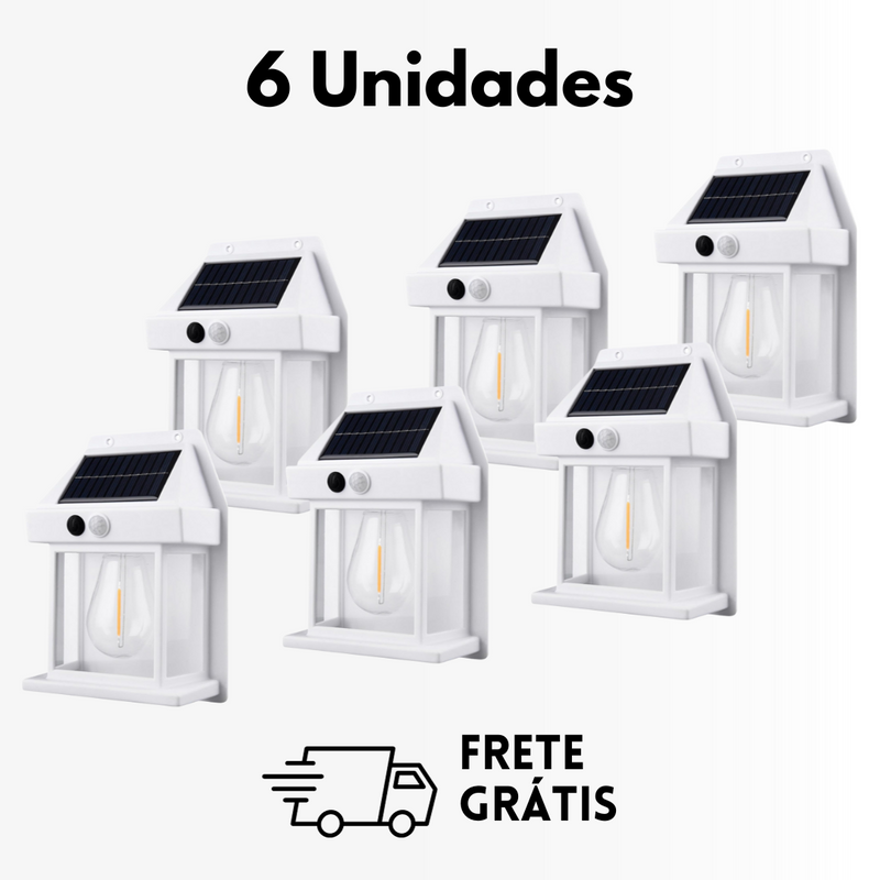 Luminária de Led Solar Inteligente À Prova d'água - Ecolux