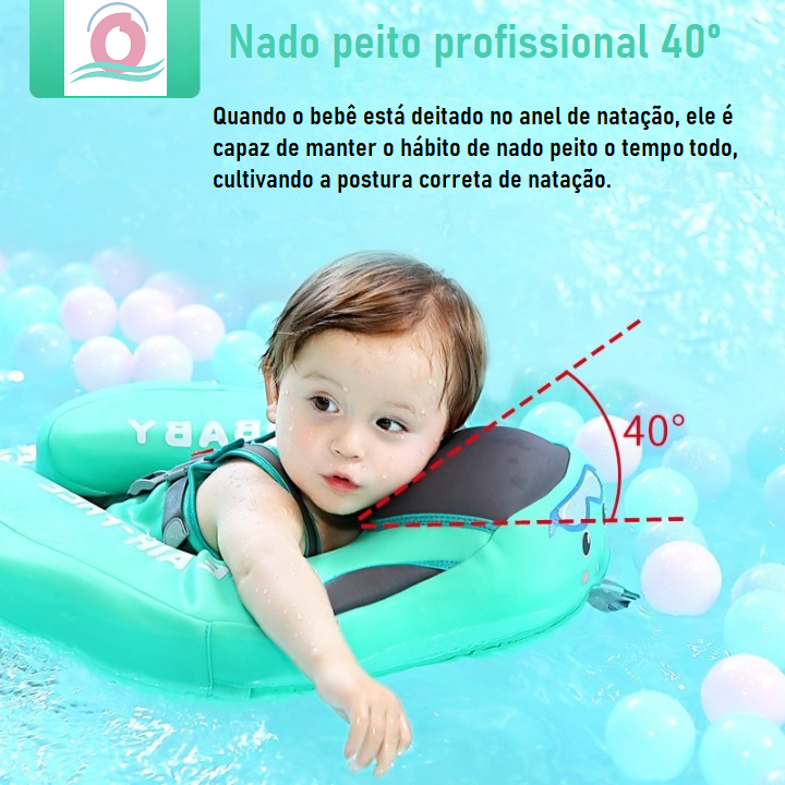 Boia Infantil MamboBaby Com Calda e Proteção FPU 50+ (3 meses a 3 anos)