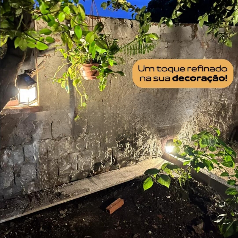 Luminária de Led Solar Inteligente À Prova d'água - Ecolux