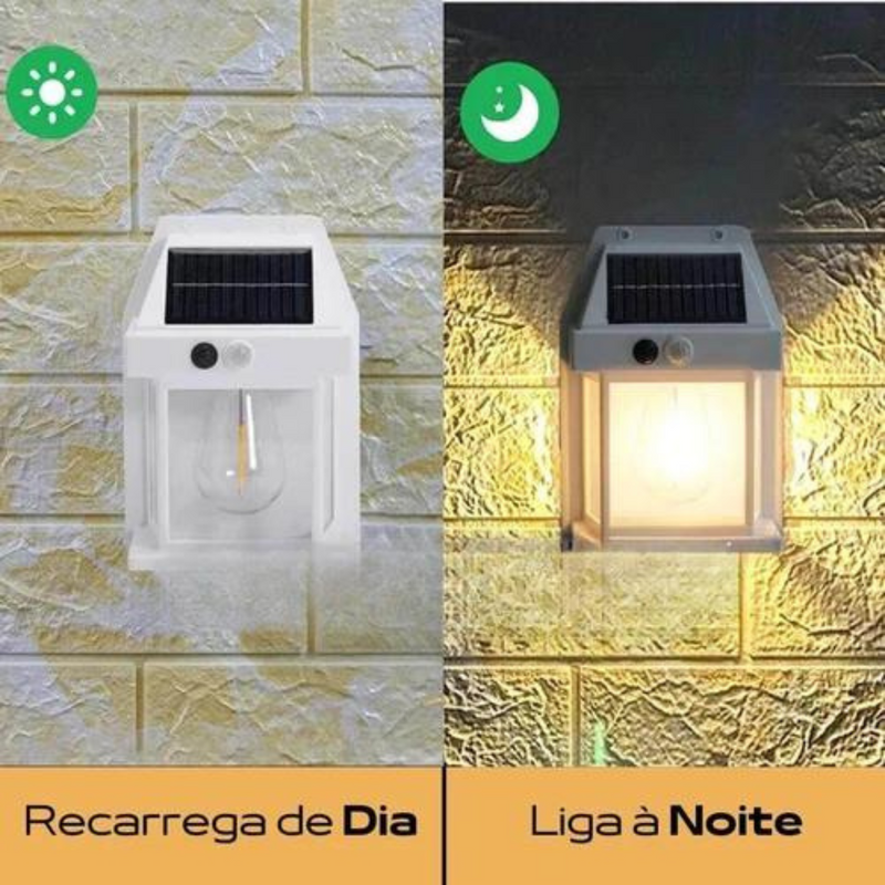 Luminária de Led Solar Inteligente À Prova d'água - Ecolux