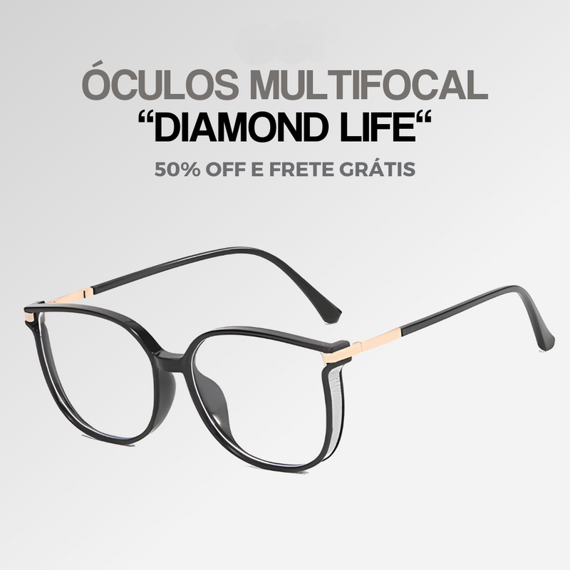 Óculos Multifocal Diamond Life - [Se Adapta Ao Seu Grau]