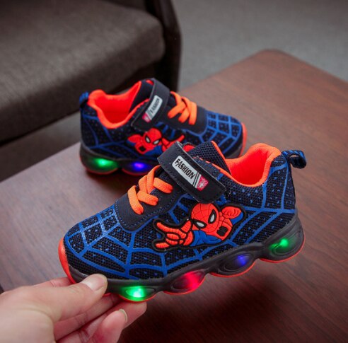 Tênis Kids Spiderman - Luminous Sneakers