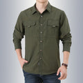 Camisa Masculina Militar Tático Mangas Compridas