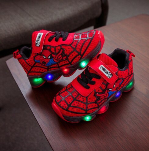 Tênis Kids Spiderman - Luminous Sneakers