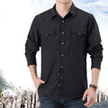 Camisa Masculina Militar Tático Mangas Compridas