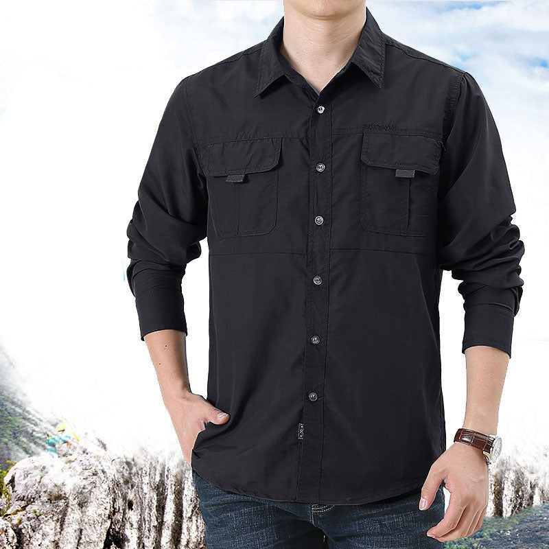 Camisa Masculina Militar Tático Mangas Compridas