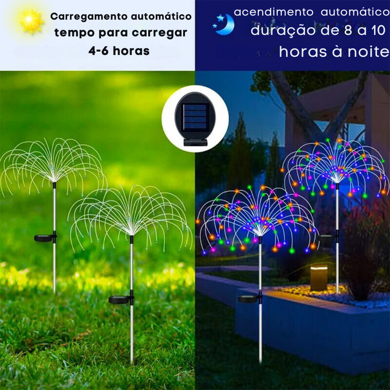 Decoração Solar para Jardim PROVA D'ÁGUA