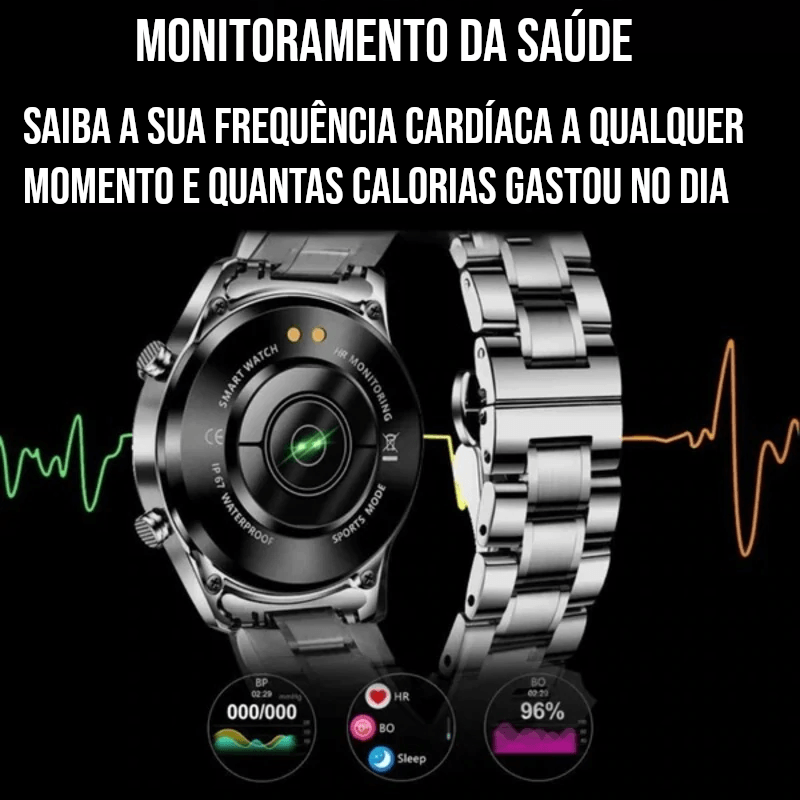 Smartwatch de Luxo - Modern Iron