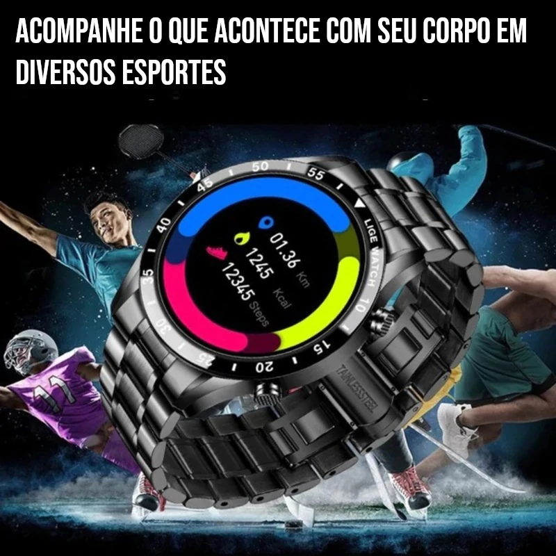 Smartwatch de Luxo - Modern Iron